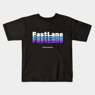 FastLane Labs Typography [website] Kids T-Shirt